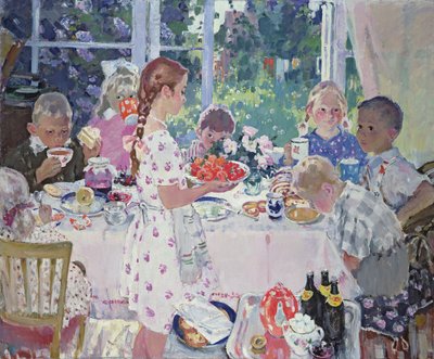 The Birthday by Konstantin Fedorovich Bogaevsky